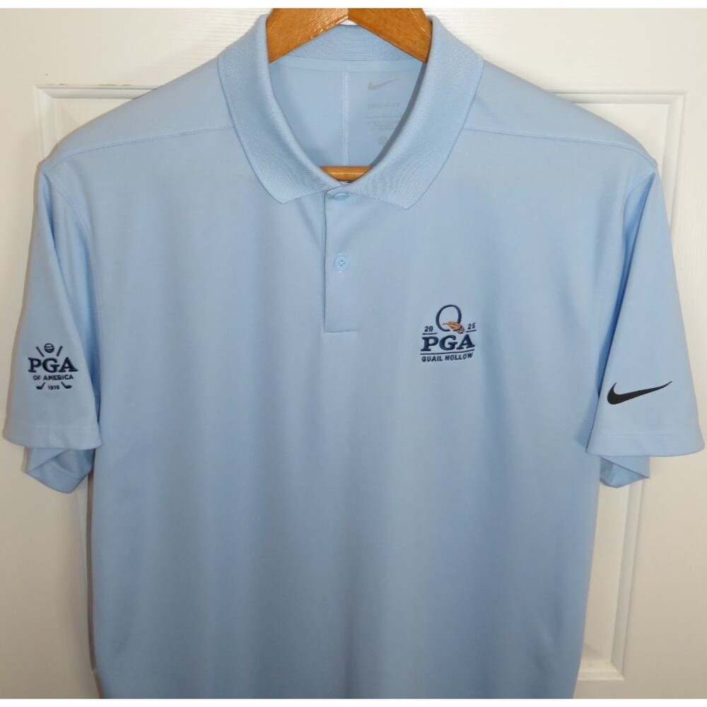 Nike Dri Fit Tour Solid Performance Polo 2025 PGA Championship Quail Hollow LG